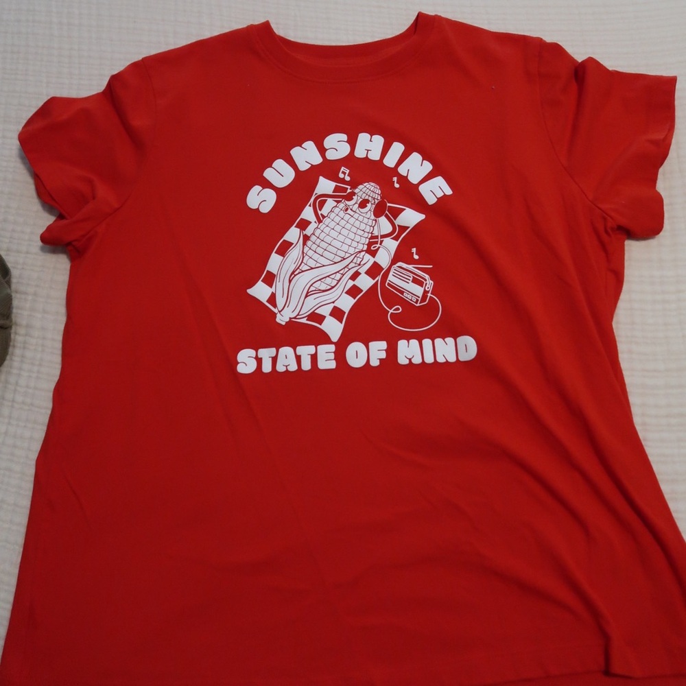 Universal Thread Bright Red Tee
